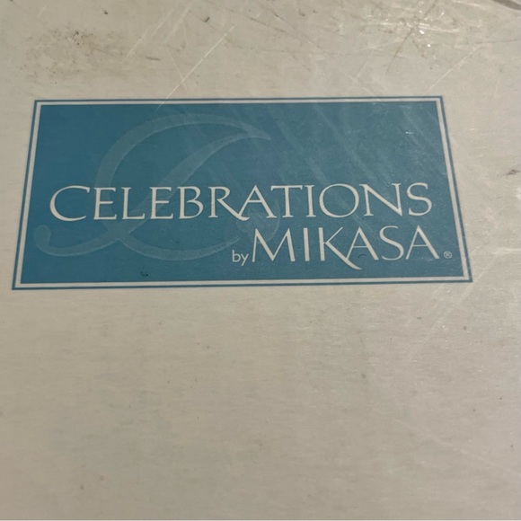 Mikasa Glass Candleholders Pair in Box 8.75” High - Picture 3 of 4